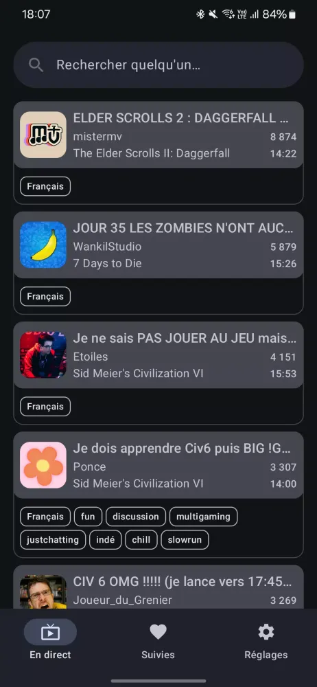 Capturas de pantalla de Just Chatting