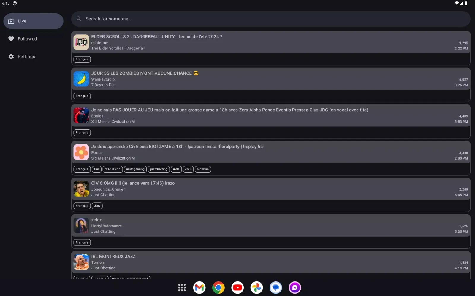 Capturas de pantalla de Just Chatting
