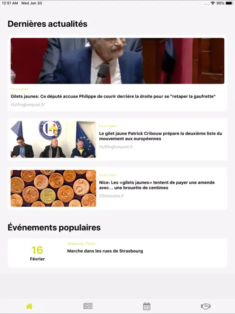 Mouvement des Gilets jaunes iPad  Screenshots