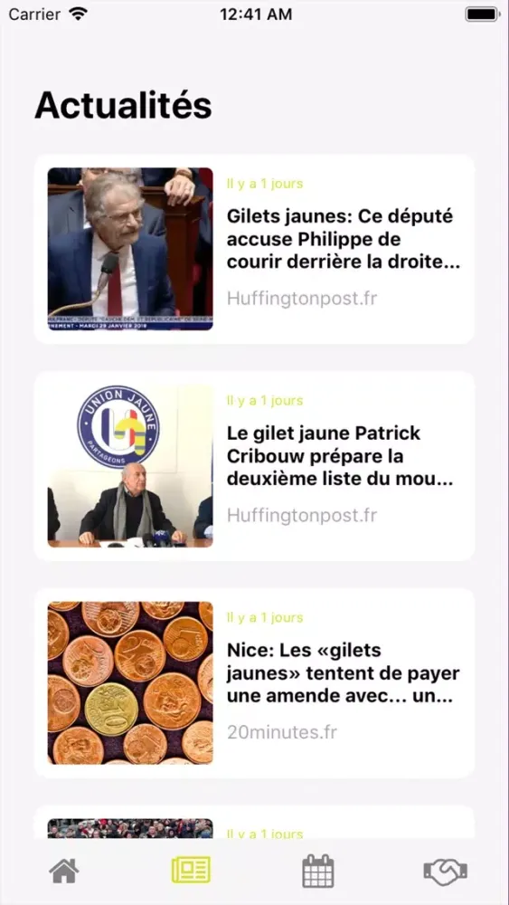 Mouvement des Gilets jaunes Screenshots