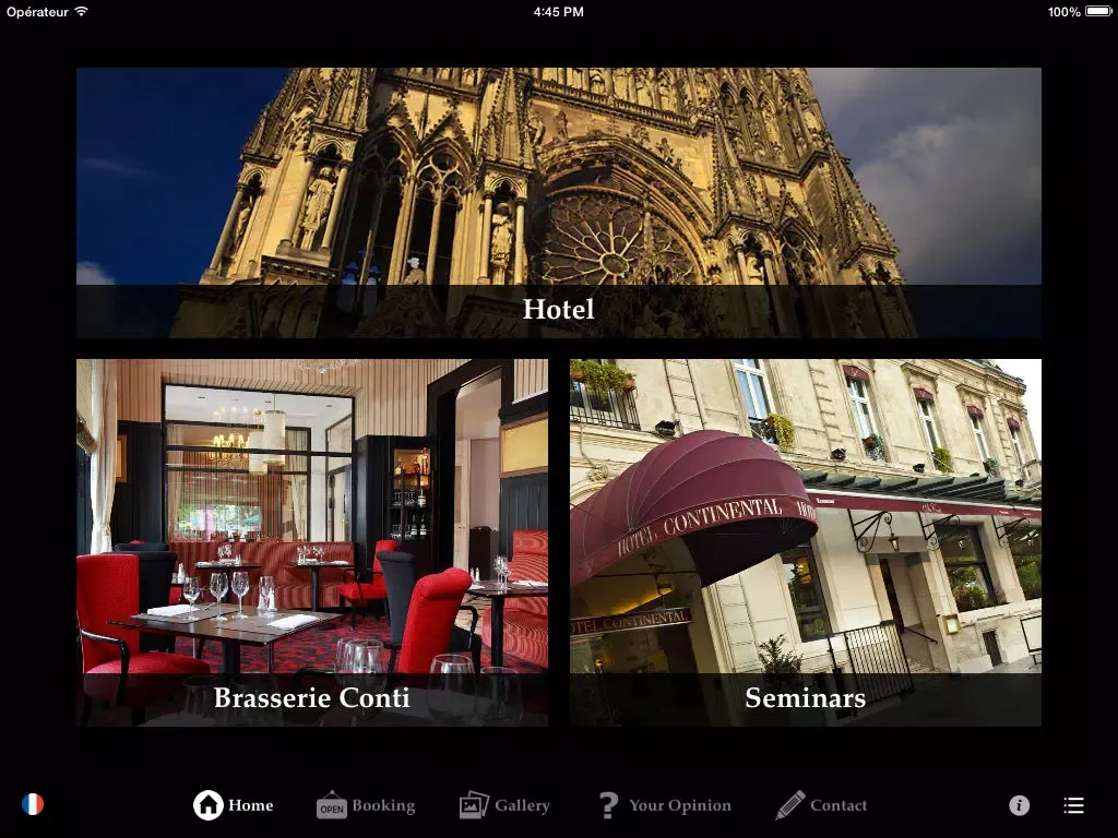 Grand Hôtel Continental iPad  स्क्रीनशॉट