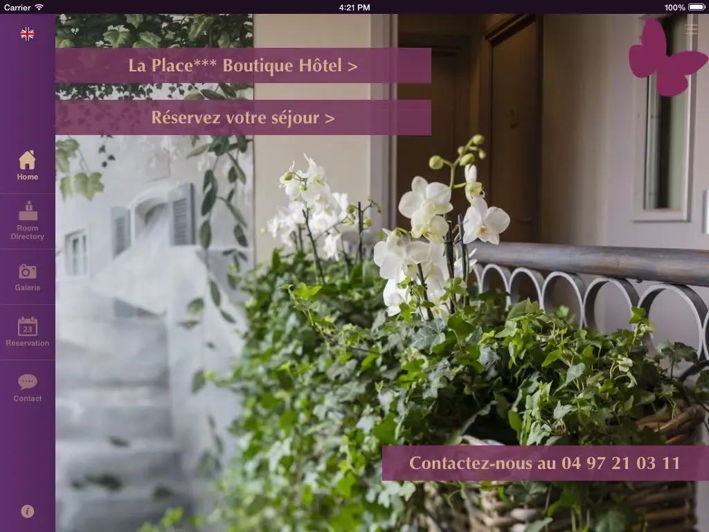 Ảnh chụp màn hình của Hôtel La Place iPad 