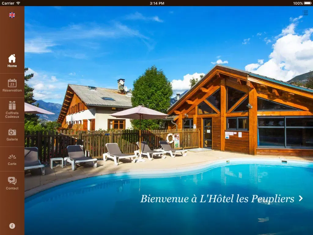 Capturas de pantalla de L'Hôtel les Peupliers iPad 