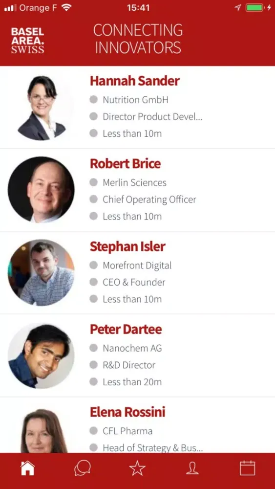 Ảnh chụp màn hình của Connecting Innovators