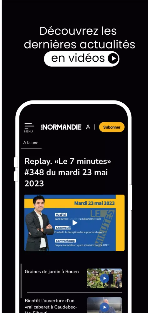 Capturas de tela do Paris-Normandie : Actu & vidéo