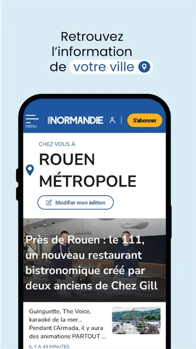 Captures d'écran de Paris Normandie : Actu & vidéo