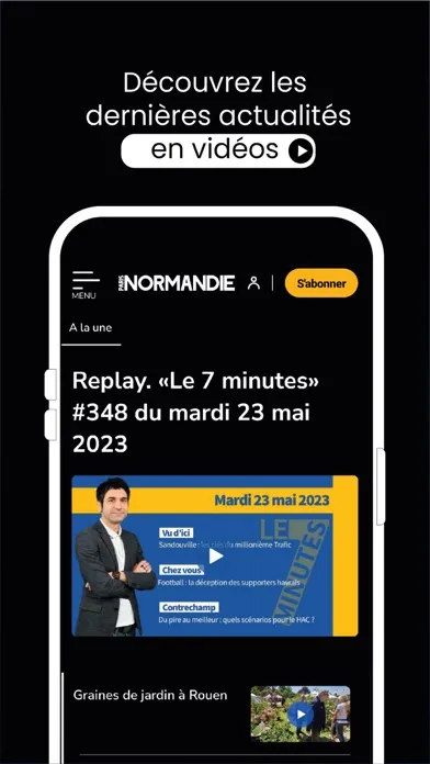Captures d'écran de Paris Normandie : Actu & vidéo
