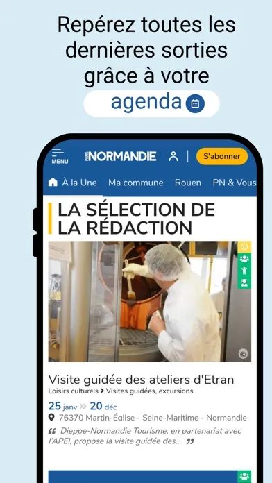 Captures d'écran de Paris Normandie : Actu & vidéo
