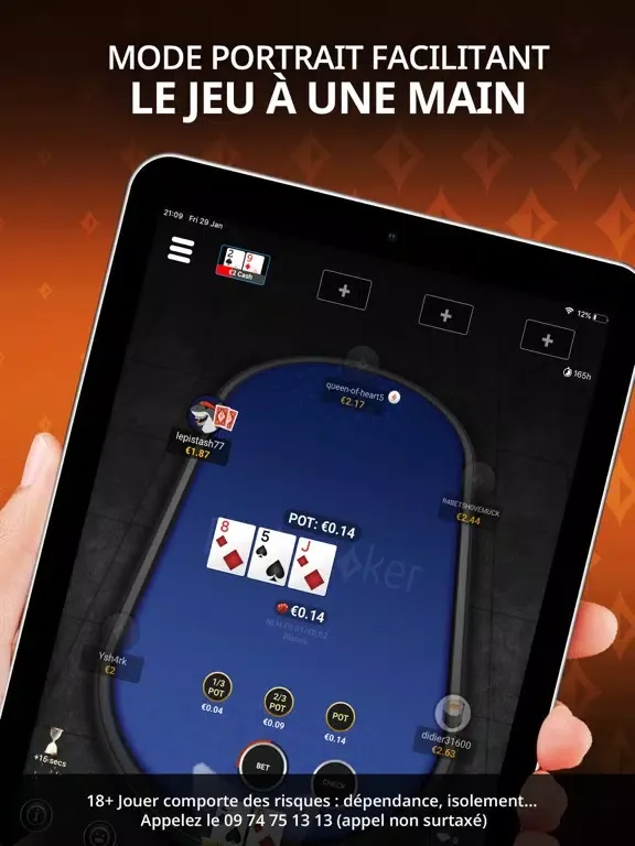 تصاویر partypoker - Poker en Ligne iPad 