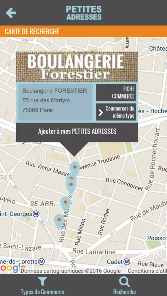 Captures d'écran de Petites Adresses