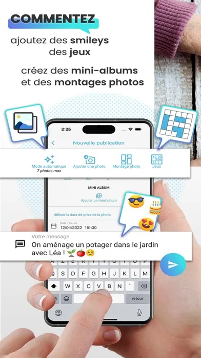 Capturas de tela do Petit Potin - Journal familial