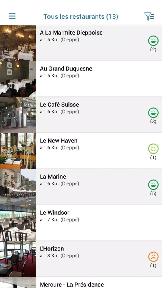Captures d'écran de Dieppe Tour
