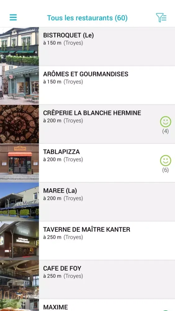 Capturas de tela do Troyes Tour