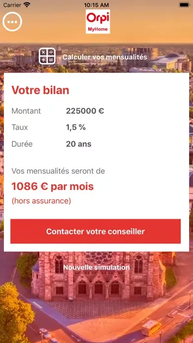 Orpi MyHome Screenshots