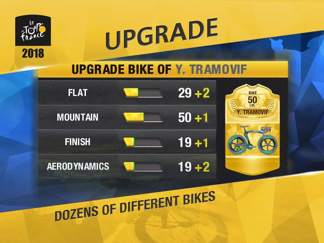 Tangkapan layar Tour de France 2018 The Game iPad 