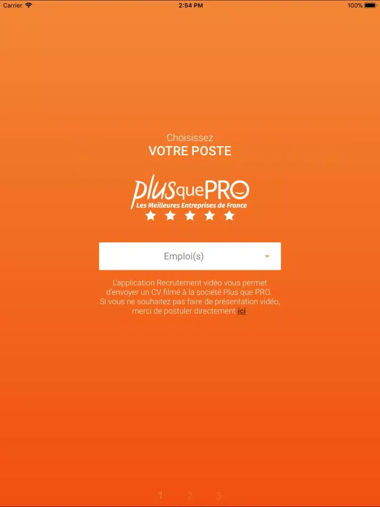 Screenshot di Recrutement Plus que PRO iPad 