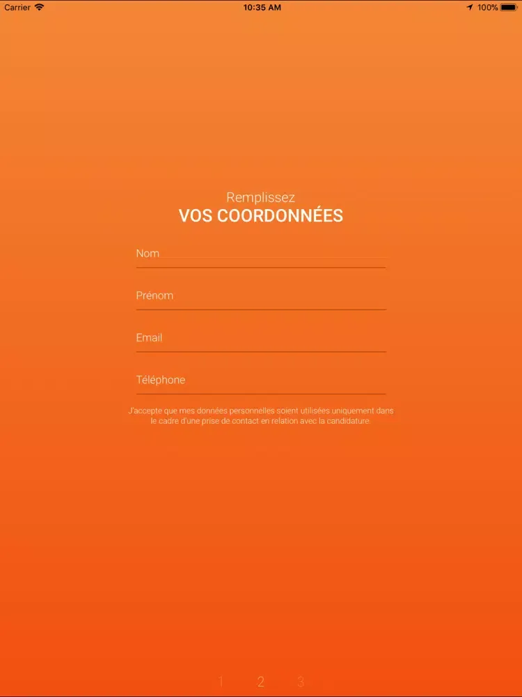 Screenshot di Recrutement Plus que PRO iPad 