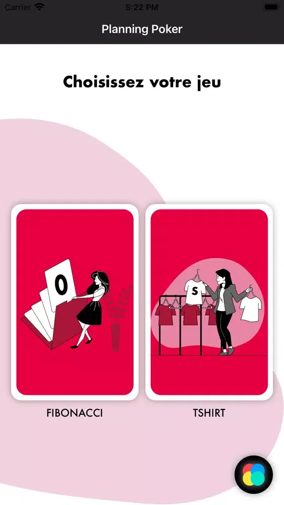 Sapient's Planning Poker Screenshots
