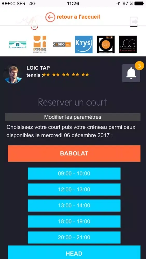 KAZ A PADEL應用截圖