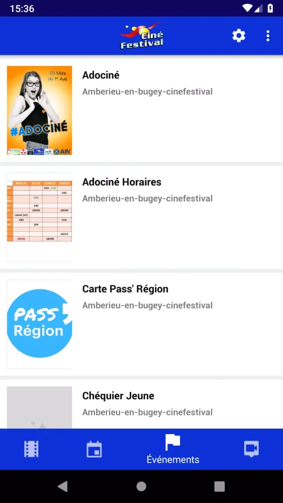 CinéFestival Ambérieu-en-Bugey Screenshots