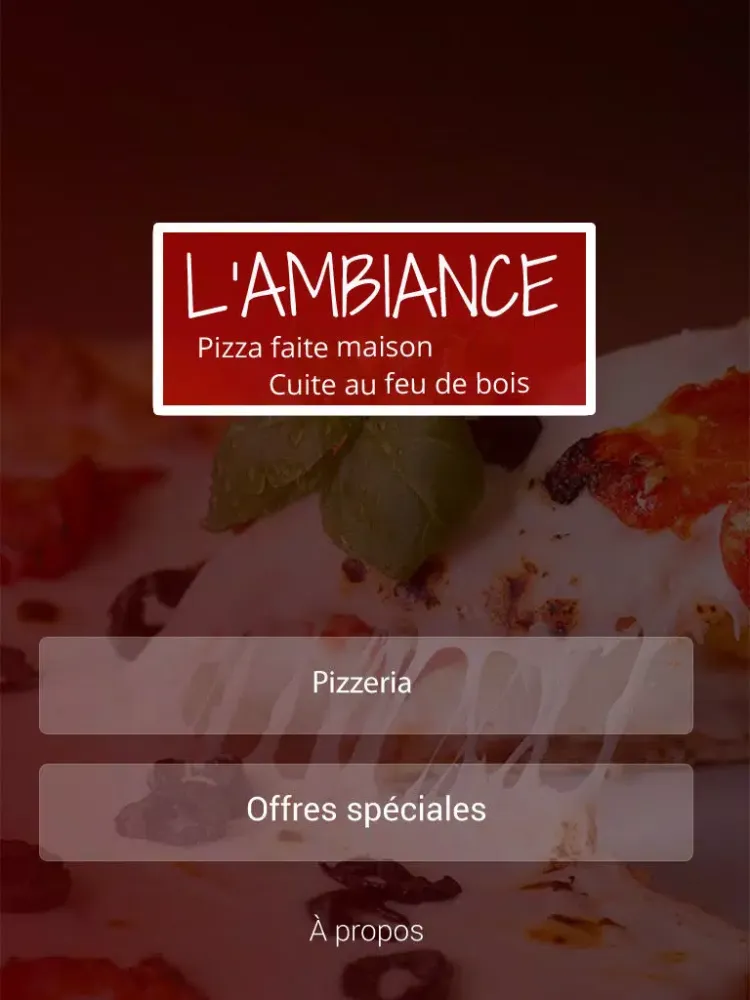 Tangkapan layar Restaurant L'Ambiance iPad 