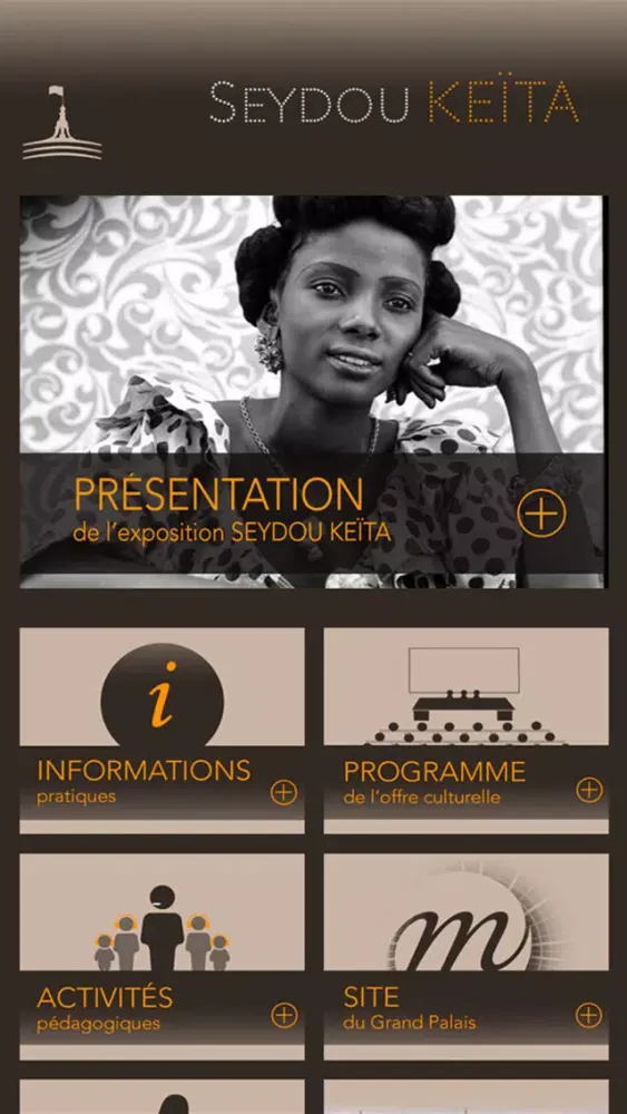 Capturas de pantalla de Seydou Keïta, L'Application officielle de l'exposition