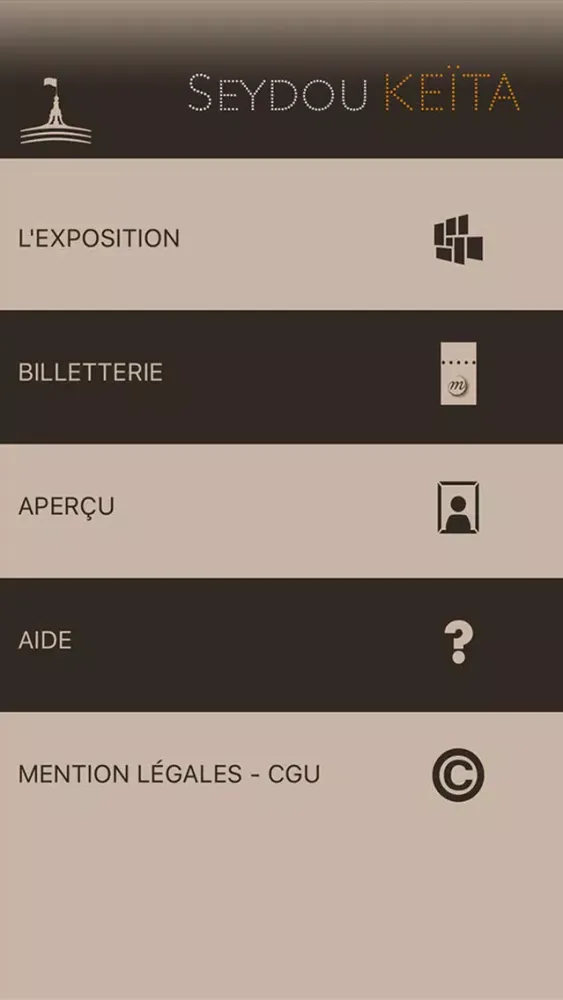 Capturas de pantalla de Seydou Keïta, L'Application officielle de l'exposition
