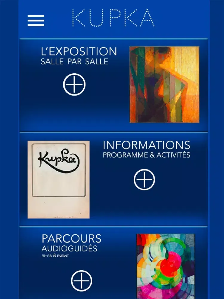 Kupka iPad 應用截圖
