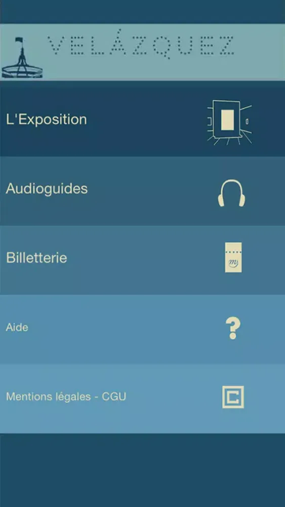 Captures d'écran de Velázquez, l'Application officielle de l'exposition