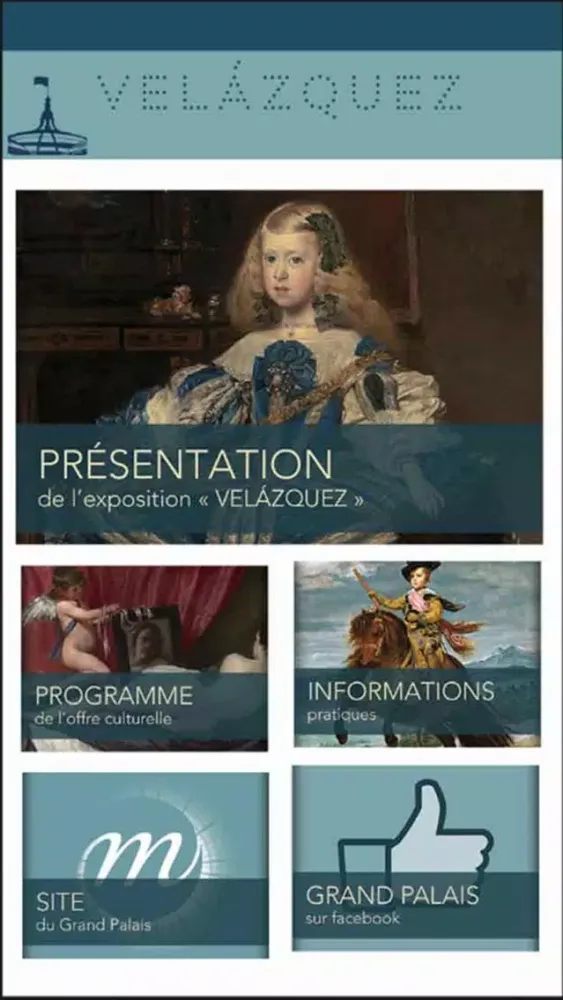 Captures d'écran de Velázquez, l'Application officielle de l'exposition