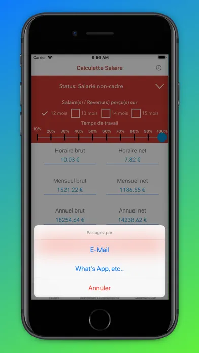 Calcul Salaire Brut en Net Screenshots