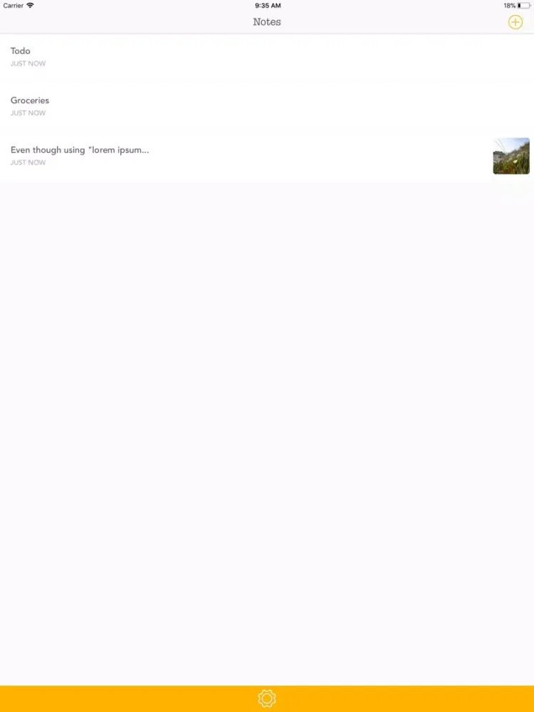 Notes— Takes notes quickly iPad  Screenshots