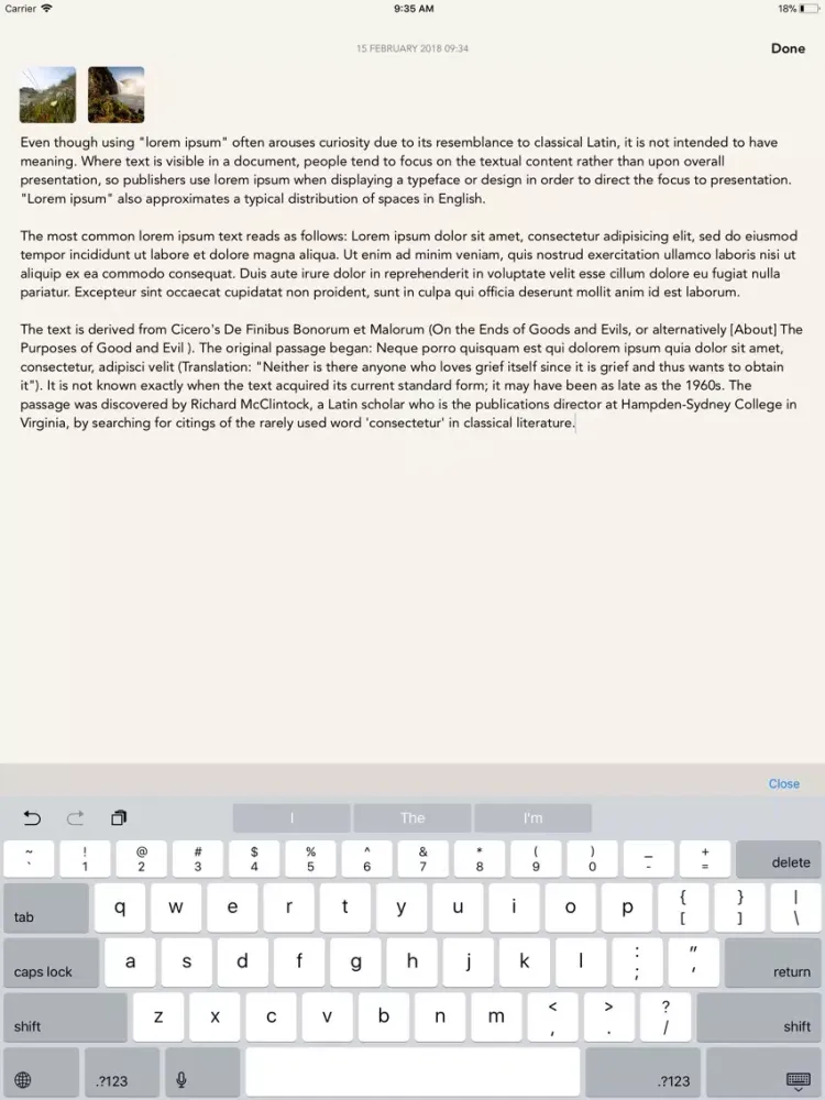 Notes— Takes notes quickly iPad  Screenshots