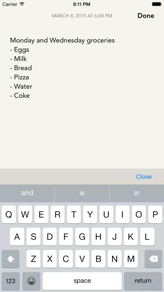Notes— Takes notes quickly Screenshots