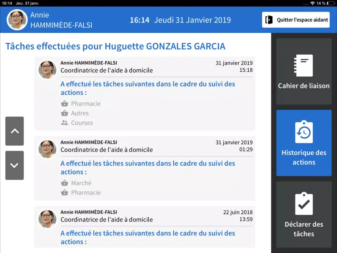 Aidé & Moi iPad  Screenshots
