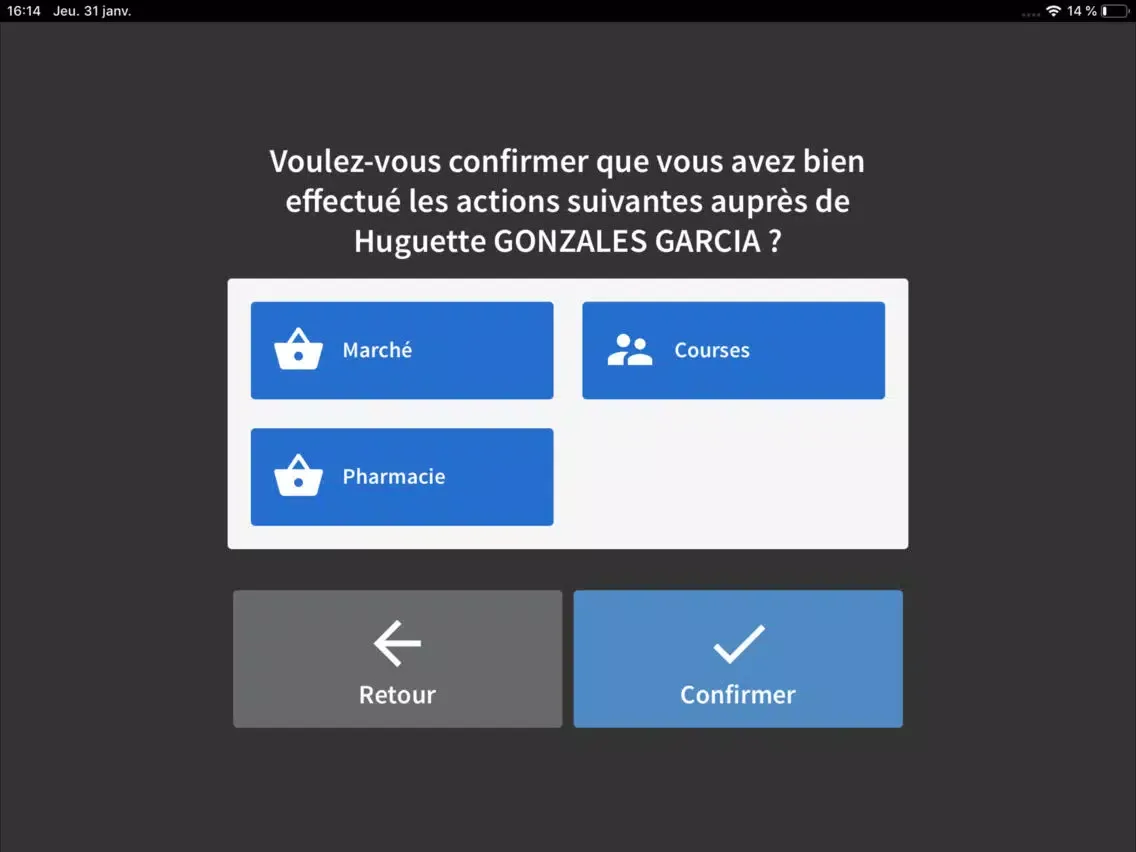 Aidé & Moi iPad  Screenshots