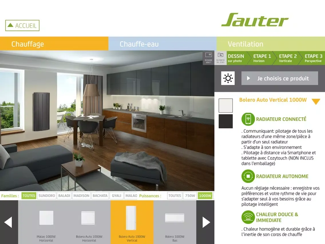 تصاویر Sauter Simulateur iPad 