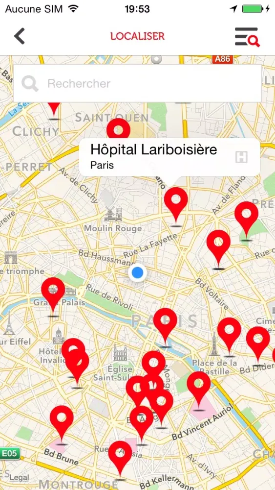 Zrzuty ekranu Le Guide des Hôpitaux et des services de pointe par Sciences et Avenir Santé