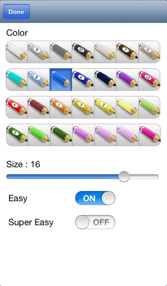 Book of colorings by number - Color with numbered pencils for kids سکرین شاٹس