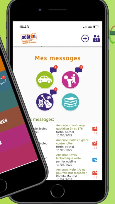 SCOLEO Parents d'élèves应用截图