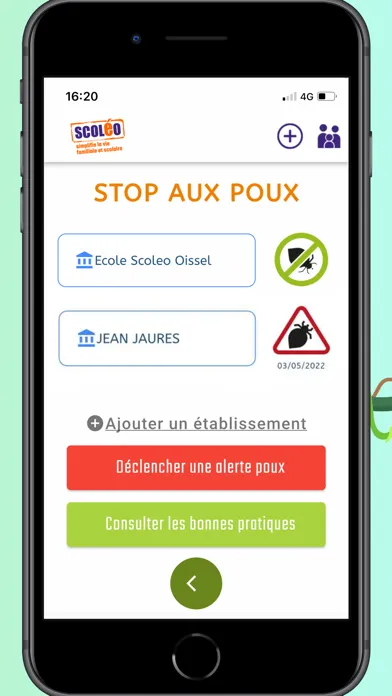 SCOLEO Parents d'élèves应用截图