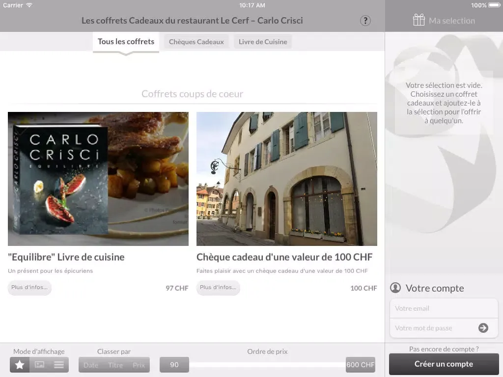 Le Cerf iPad  Screenshots