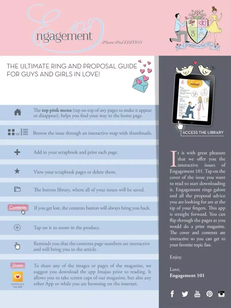 Скриншоты Engagement 101 Magazine iPad 
