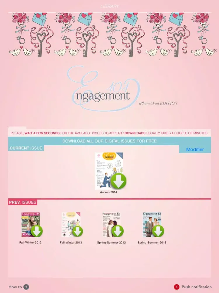 Скриншоты Engagement 101 Magazine iPad 