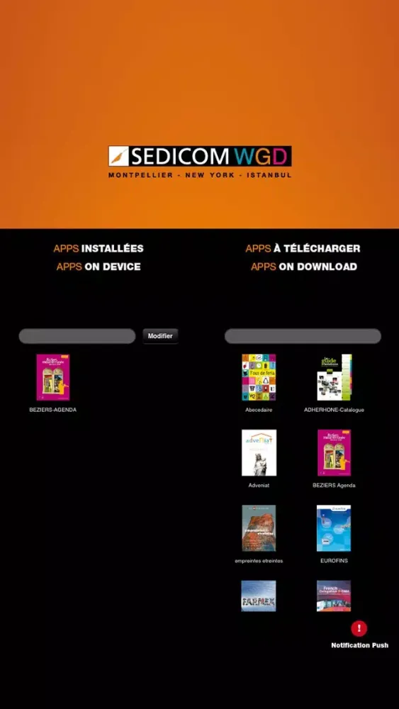Capturas de tela do Sedicom WGD World Grafic Design sedicom