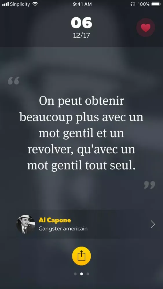 Скриншоты Kwote: une citation par jour