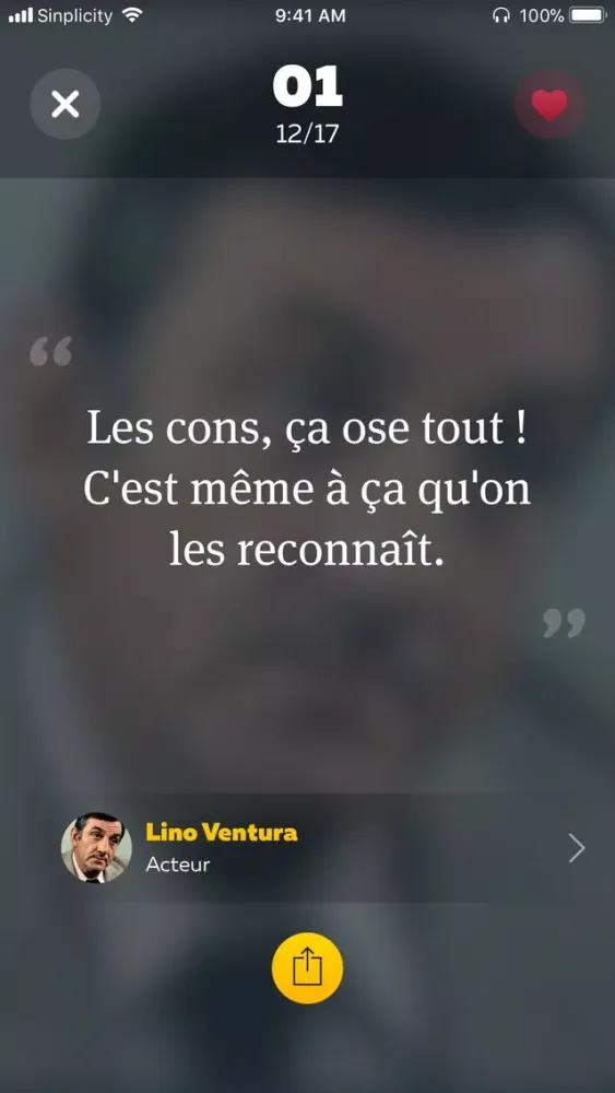 Скриншоты Kwote: une citation par jour