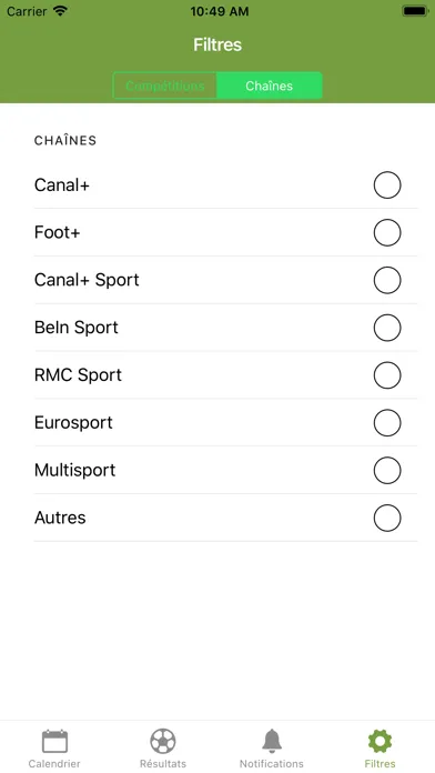 FootToWatch سکرین شاٹس