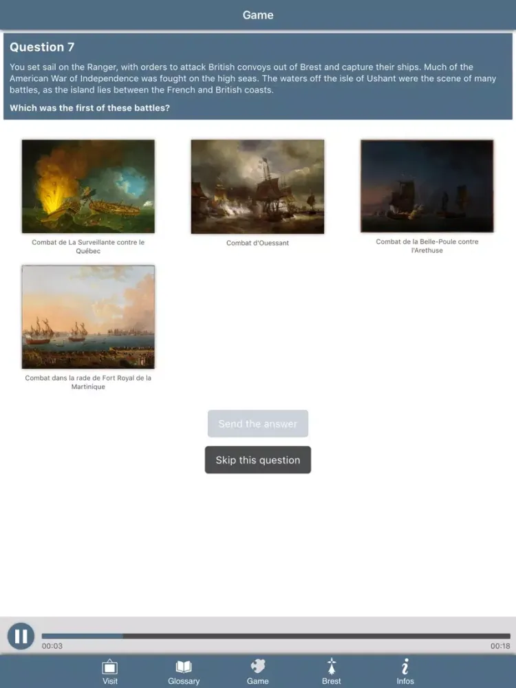 Capturas de tela do Brest - harbor of Liberty: Official app of the national Maritime Museum iPad 