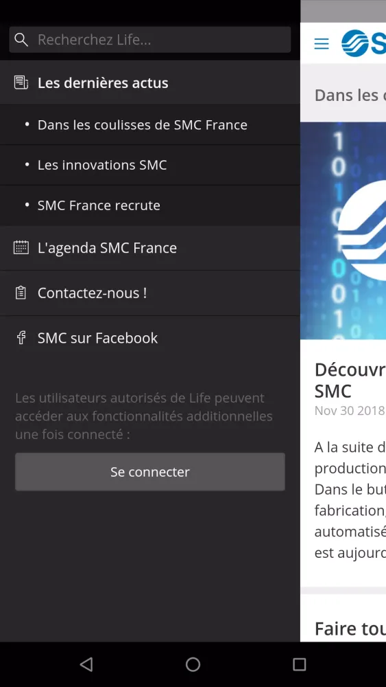 Capturas de pantalla de SMC Life